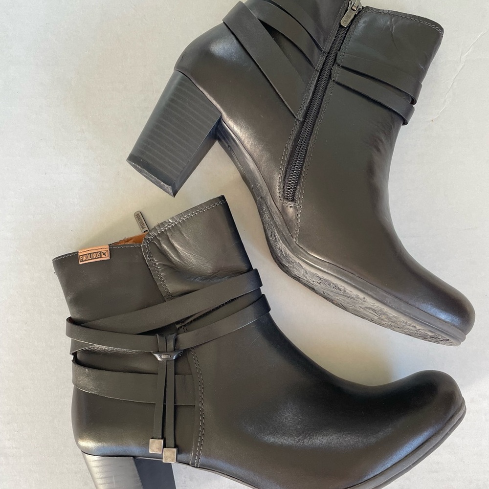 PIKOLINOS Black Ankle Booties - Size 41